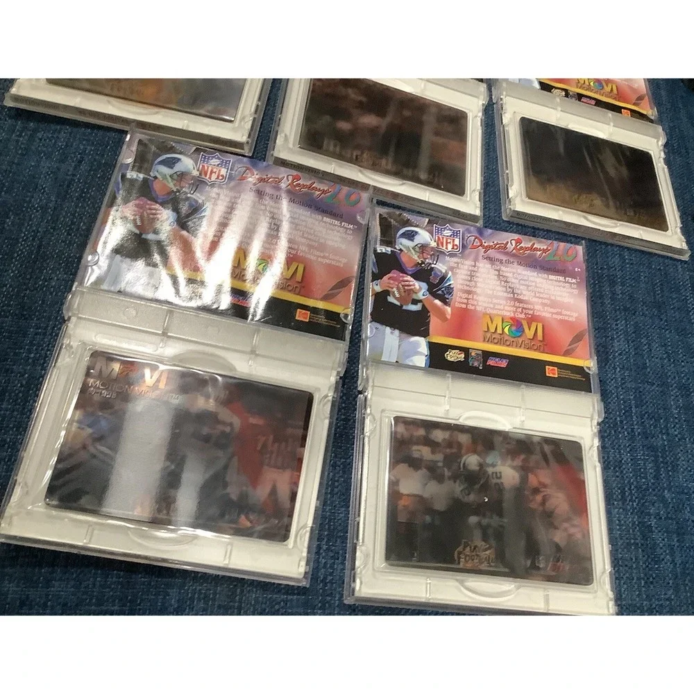 5 NFL Motion Vision MOVI Digital Replays, Favre,Collins,(2)Emmitt,Brunel